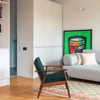 CEILING CYLINDER LAMP BRASS - DYKE & DEAN