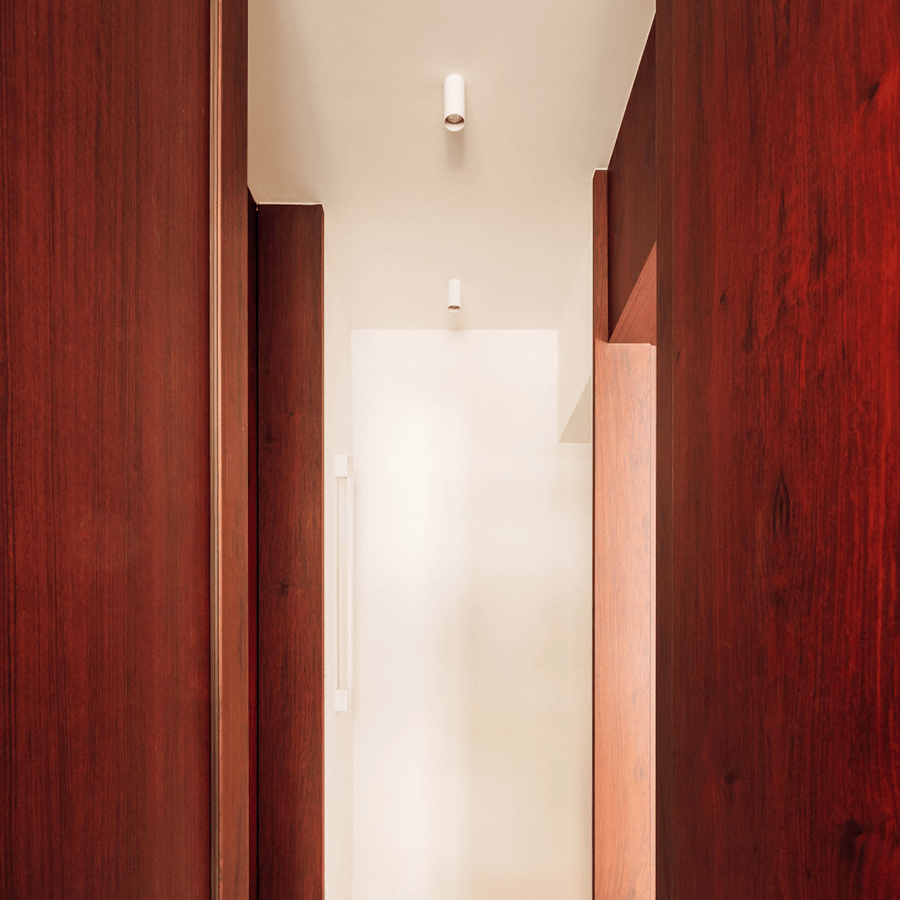 CEILING CYLINDER SPOT LAMP WHITE - DYKE & DEAN