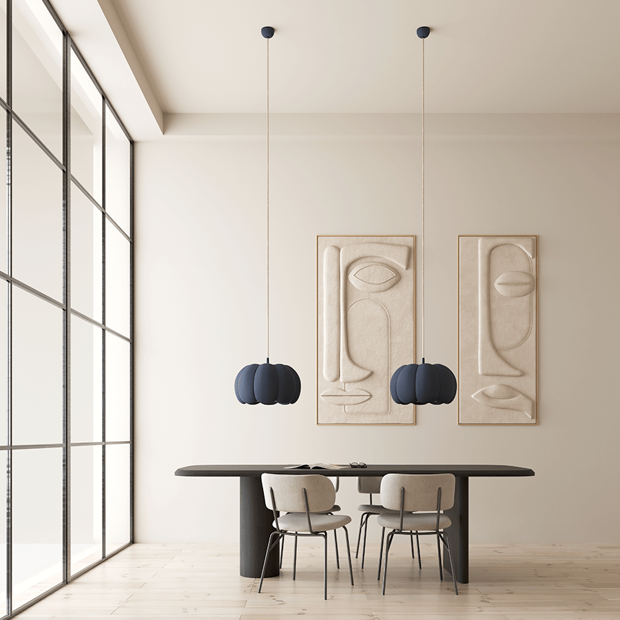 CERAMIC DOME PENDANT CUUC MEDIUM - DYKE & DEAN