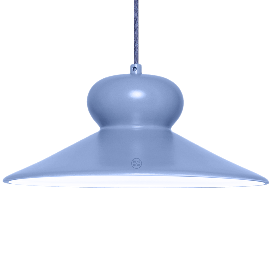 CERAMIC DOME PENDANT OVA LARGE - DYKE & DEAN