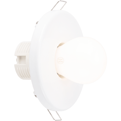 CERAMIC WALL E27 RECESSED LIGHT WHITE - DYKE & DEAN