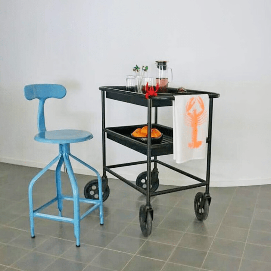 CHAISES NICOLLE DACTYLO ADJUSTABLE SWIVEL CHAIR WOOD - DYKE & DEAN