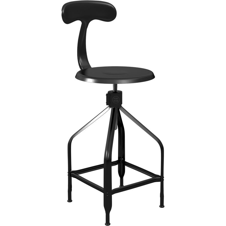 CHAISES NICOLLE DESSINATEUR TALL ADJUSTABLE SWIVEL CHAIR - DYKE & DEAN