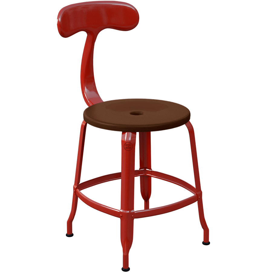 CHAISES NICOLLE METAL CHAIR WOOD 45 - DYKE & DEAN