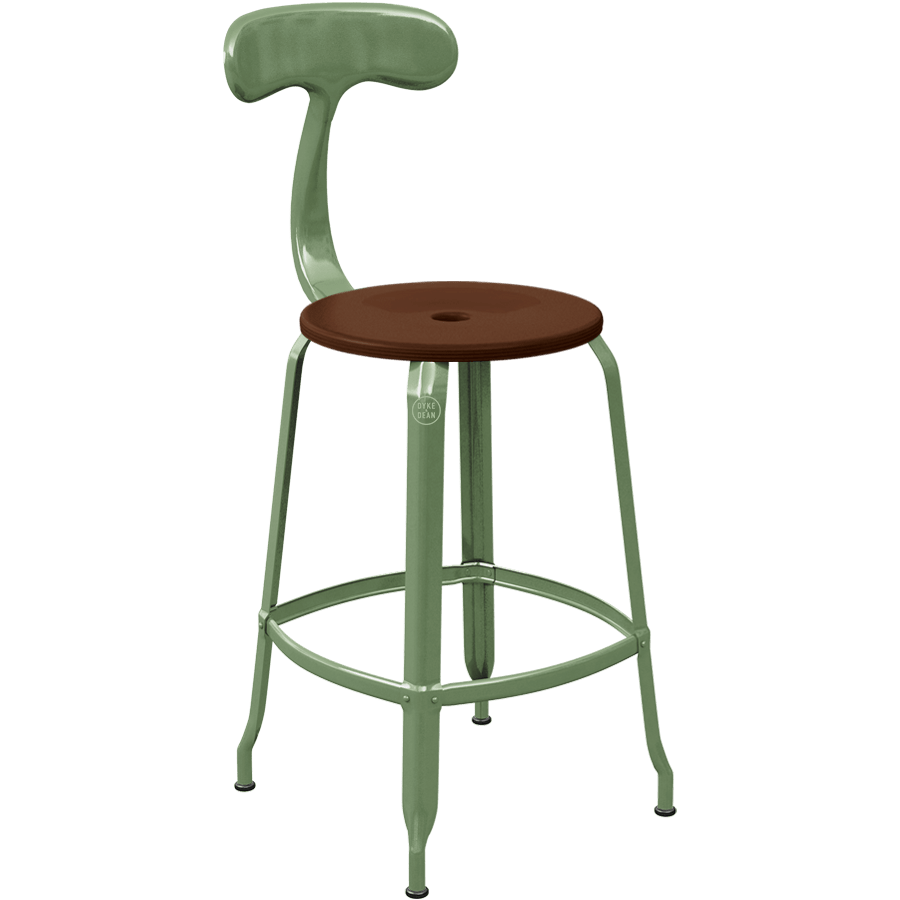 CHAISES NICOLLE METAL CHAIR WOOD 65 - DYKE & DEAN