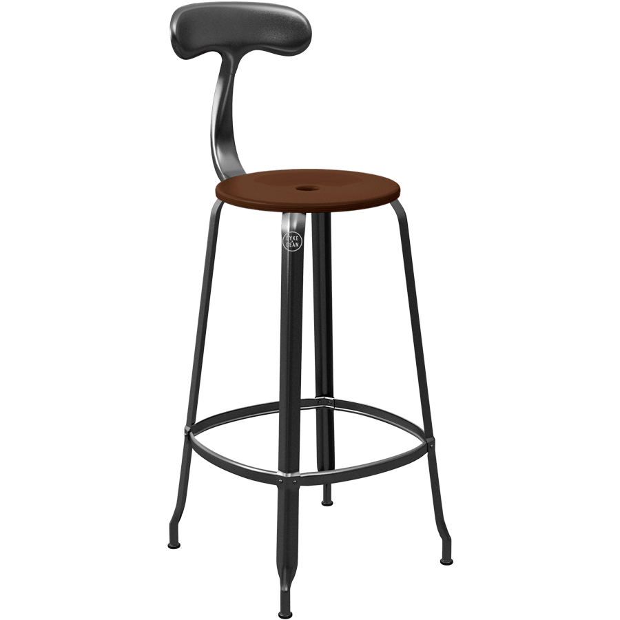 CHAISES NICOLLE METAL CHAIR WOOD 75 - DYKE & DEAN