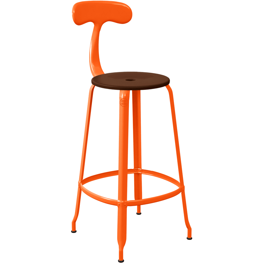 CHAISES NICOLLE METAL CHAIR WOOD 75 - DYKE & DEAN