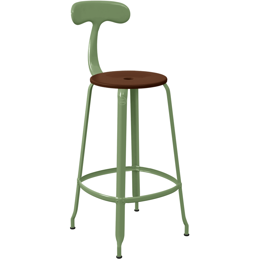 CHAISES NICOLLE METAL CHAIR WOOD 75 - DYKE & DEAN