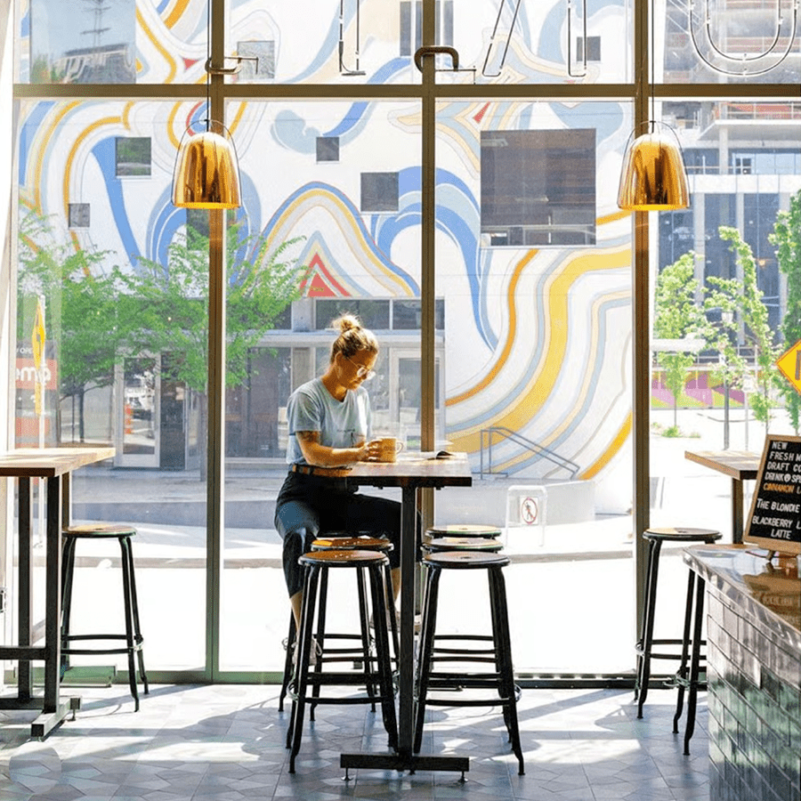 CHAISES NICOLLE METAL STOOL 65 - DYKE & DEAN