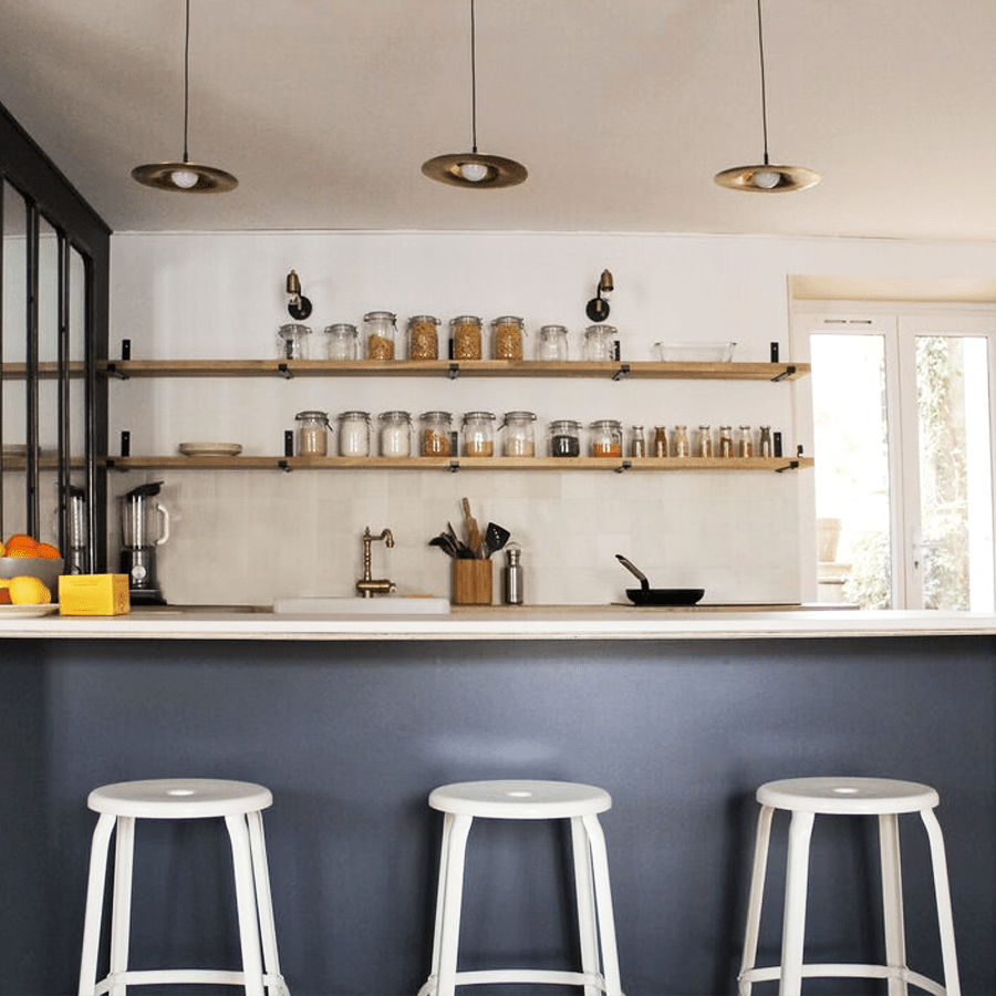 CHAISES NICOLLE METAL STOOL 75 - DYKE & DEAN