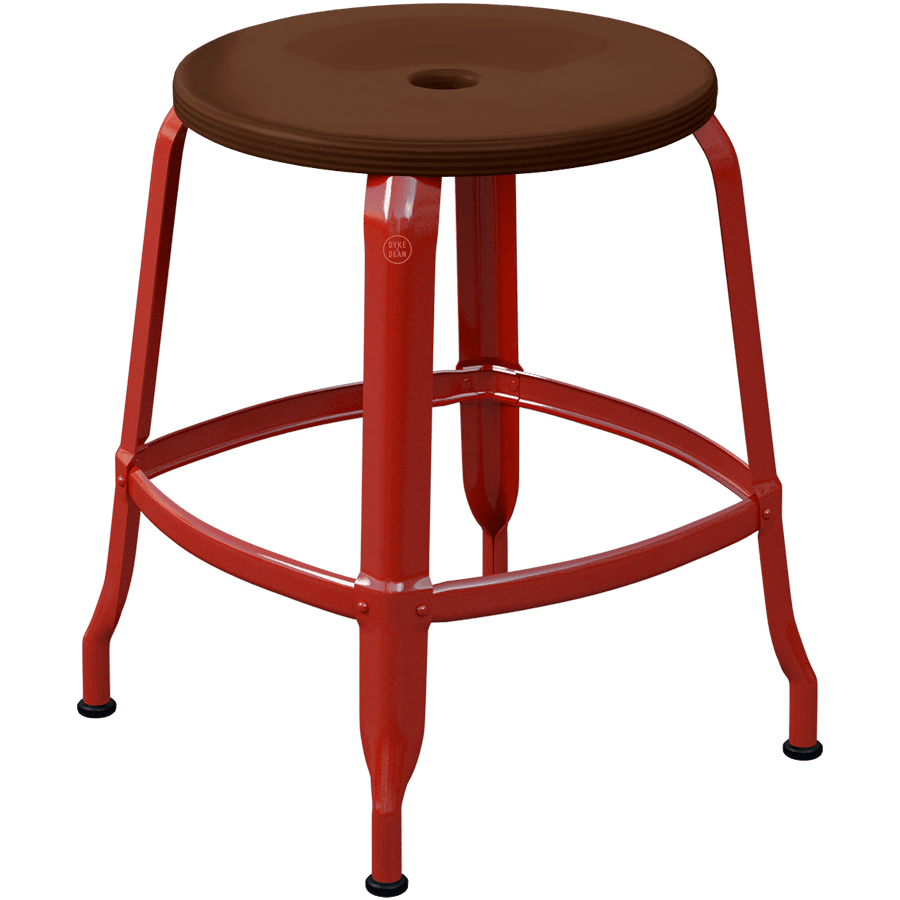 CHAISES NICOLLE METAL STOOL WOOD 45 - DYKE & DEAN