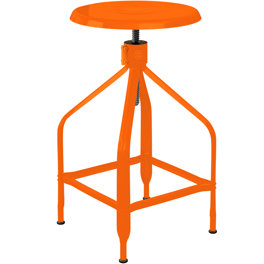 CHAISES NICOLLE TALL ADJUSTABLE SWIVEL STOOL - DYKE & DEAN