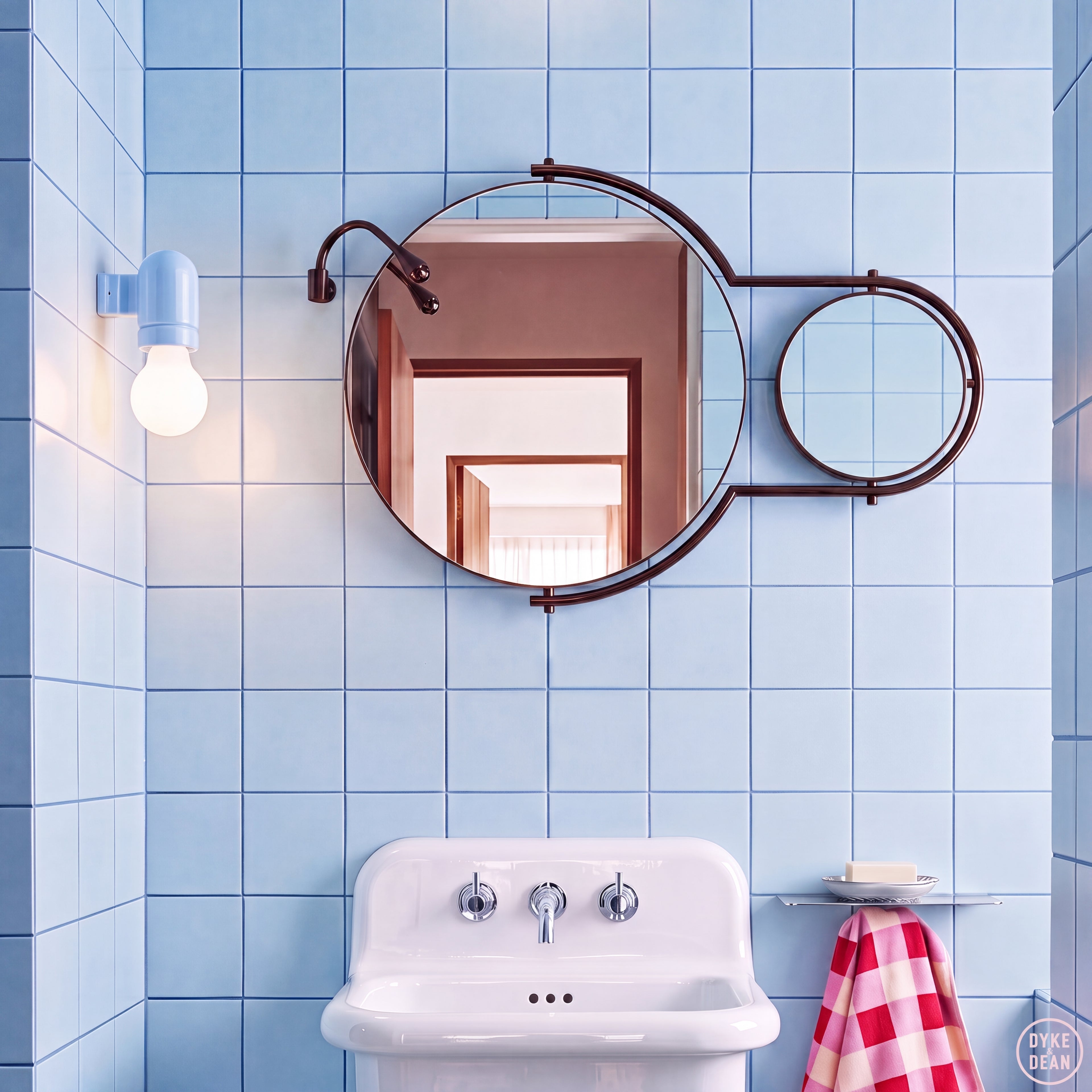 OMK ORBIT. 1965 MIRROR BRONZE