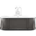 CHIC ROLL PANEL ENAMEL CAST IRON BATHTUB COLOUR - DYKE & DEAN