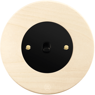 CLASSIC BEECHWOOD TOGGLE BLACK SWITCH - DYKE & DEAN