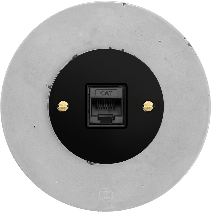 CLASSIC CONCRETE CAT BLACK SOCKET - DYKE & DEAN