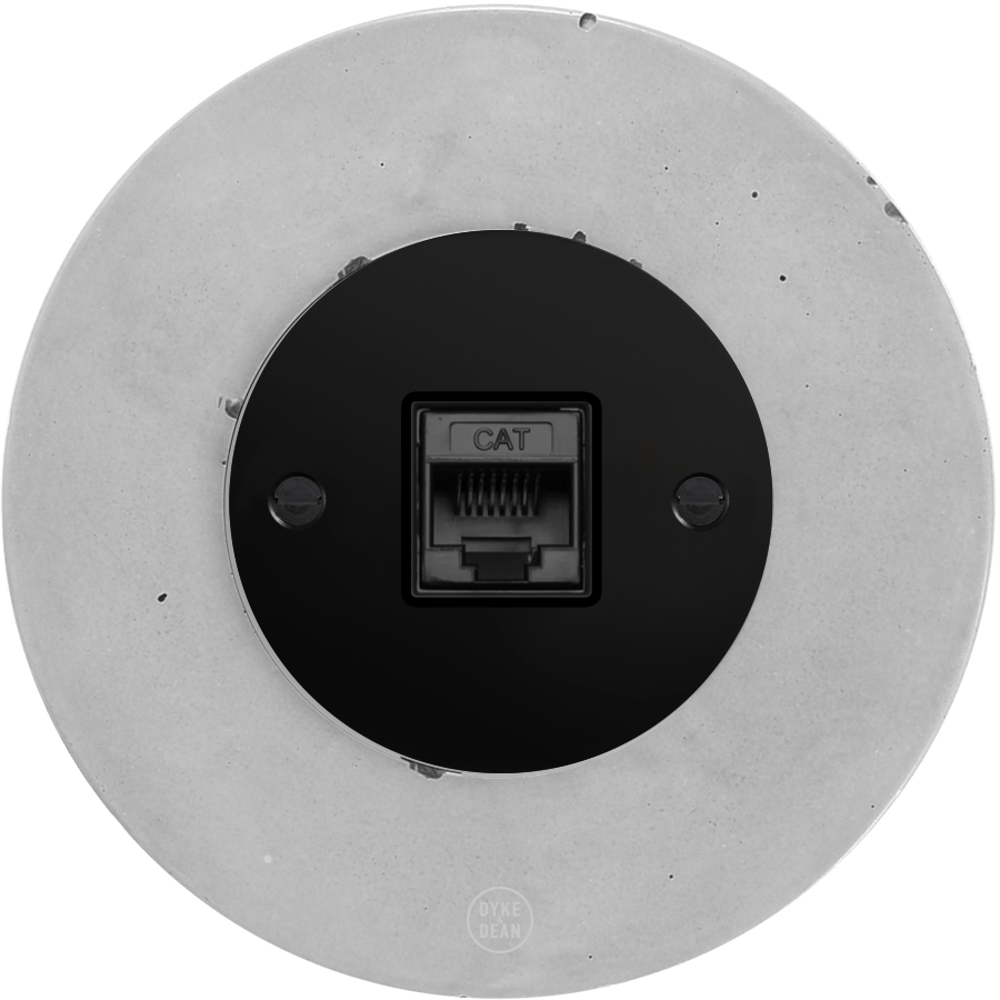 CLASSIC CONCRETE CAT BLACK SOCKET - DYKE & DEAN