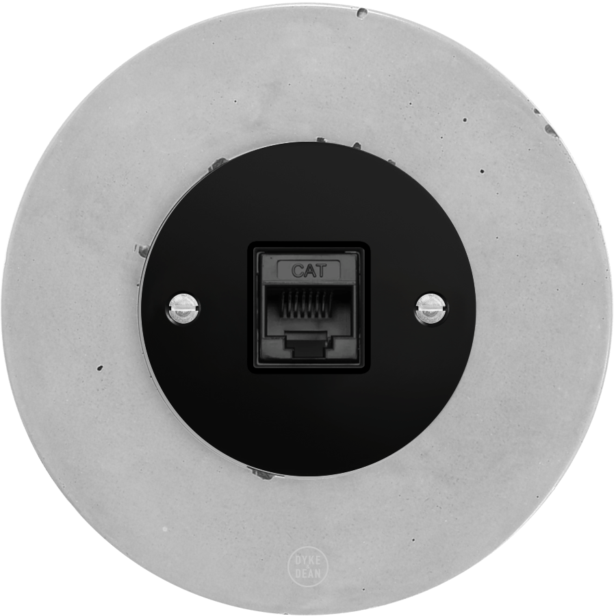 CLASSIC CONCRETE CAT BLACK SOCKET - DYKE & DEAN