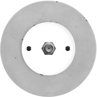CLASSIC CONCRETE SAT WHITE SOCKET - DYKE & DEAN