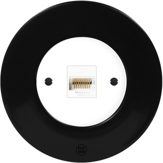CLASSIC PORCELAIN CAT DOMINO SOCKET - DYKE & DEAN
