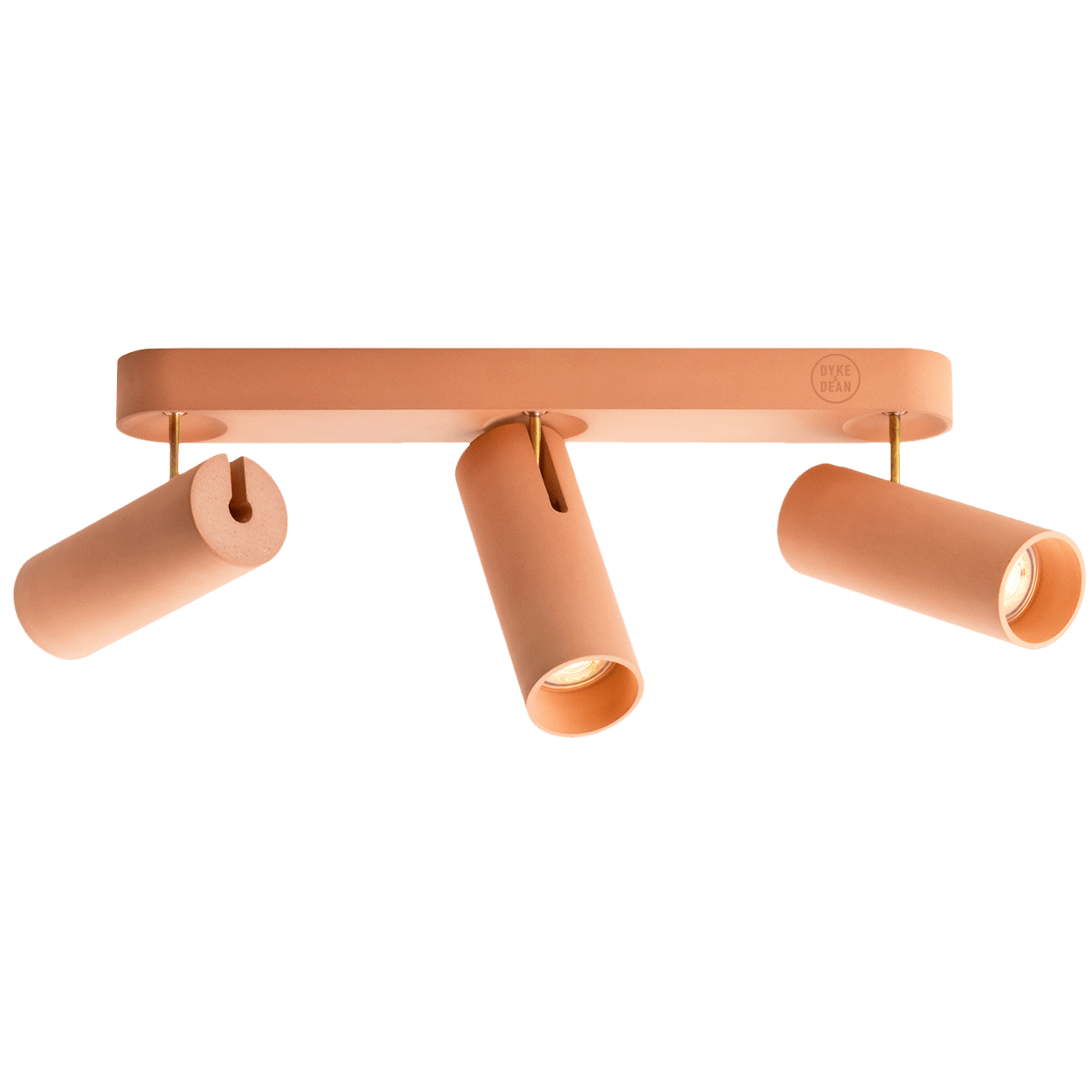 CONCRETE ADJUSTABLE 3 CEILING SPOT LIGHT - DYKE & DEAN