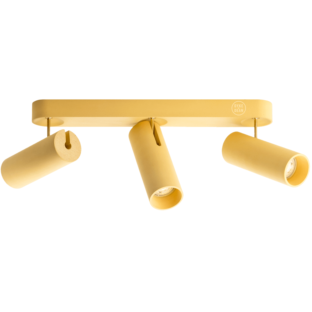 CONCRETE ADJUSTABLE 3 CEILING SPOT LIGHT - DYKE & DEAN