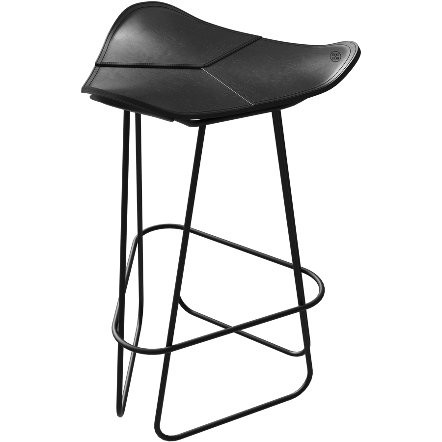 CUERO LEATHER BARSTOOL 65CM - DYKE & DEAN