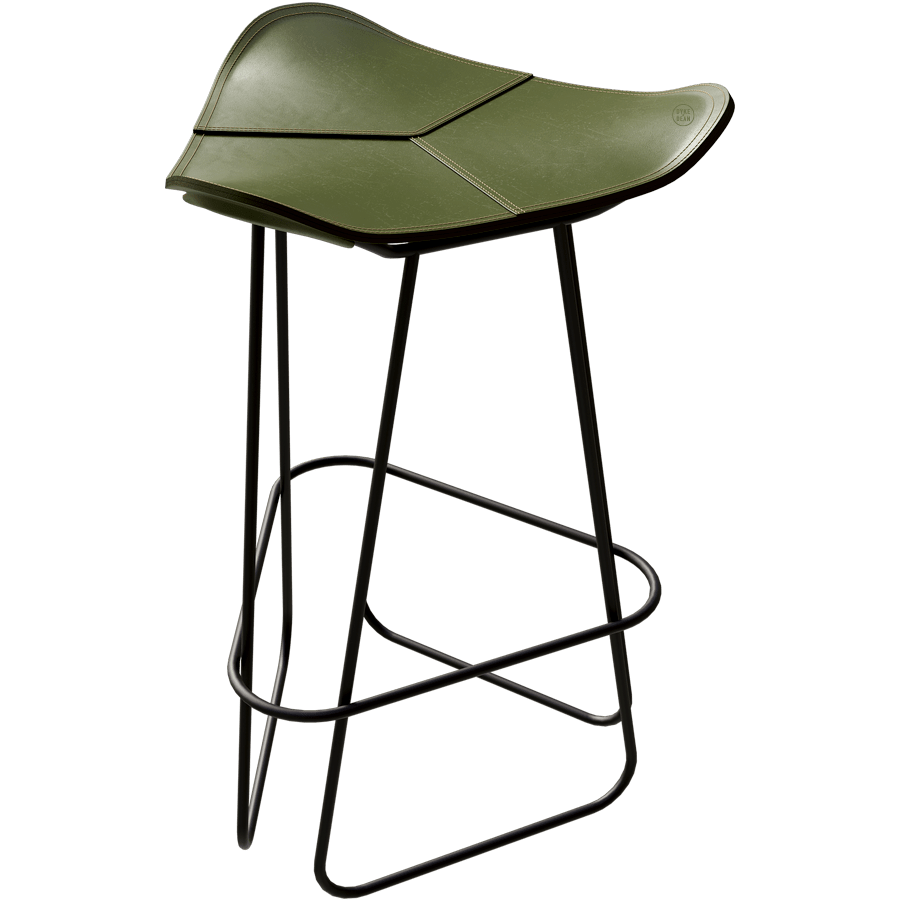 CUERO LEATHER BARSTOOL 65CM - DYKE & DEAN