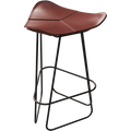 CUERO LEATHER BARSTOOL 65CM - DYKE & DEAN