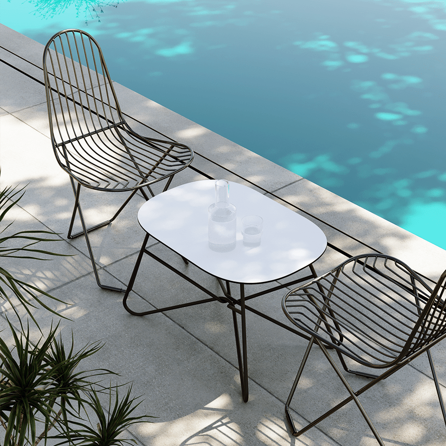CUERO OUTDOOR TABLE THE KNOT - DYKE & DEAN