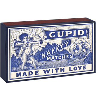 CUPID MADE WITH LOVE GIANT SAFETY MATCHES - DYKE & DEAN