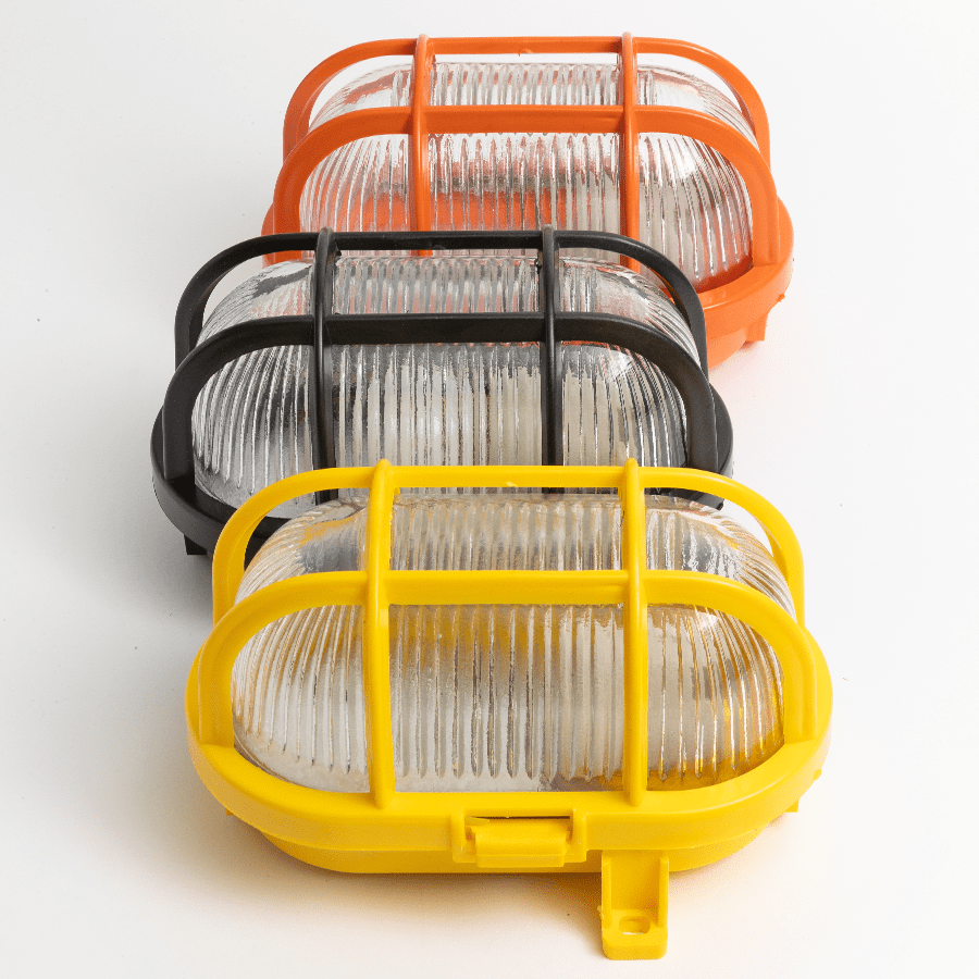 DARK BLUE OVAL BULKHEAD - DYKE & DEAN