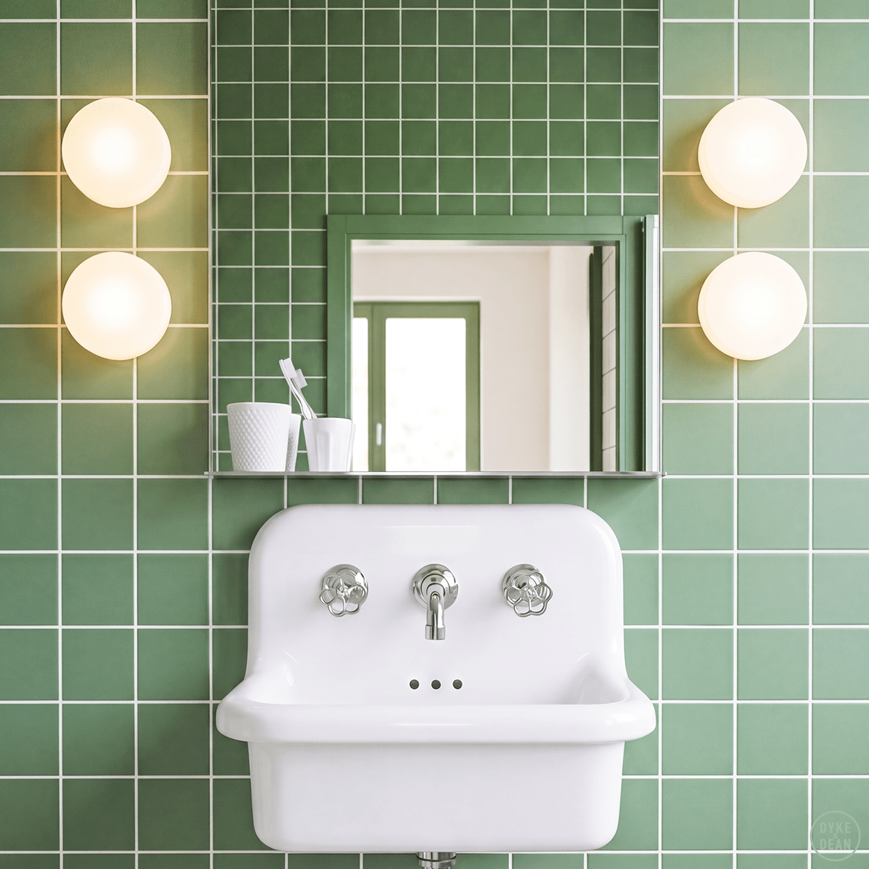 DISC WALL & CEILING LIGHT 250mm - DYKE & DEAN