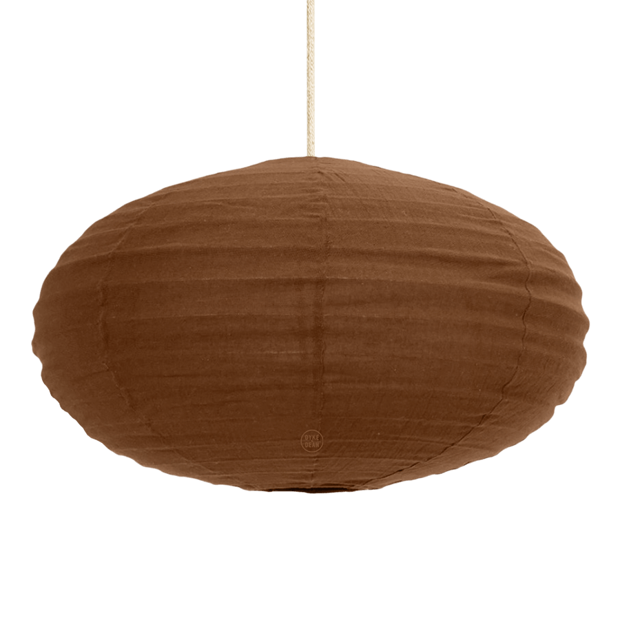 DOME LINEN LIGHT SHADE 60CM - DYKE & DEAN