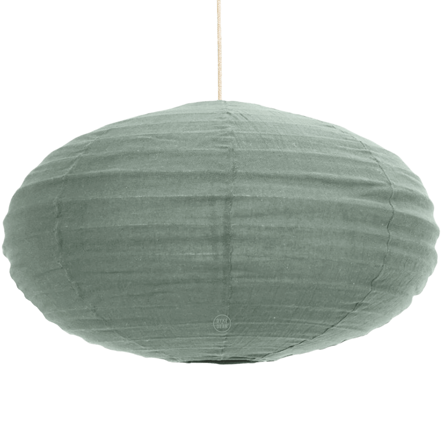 DOME LINEN LIGHT SHADE 80CM - DYKE & DEAN