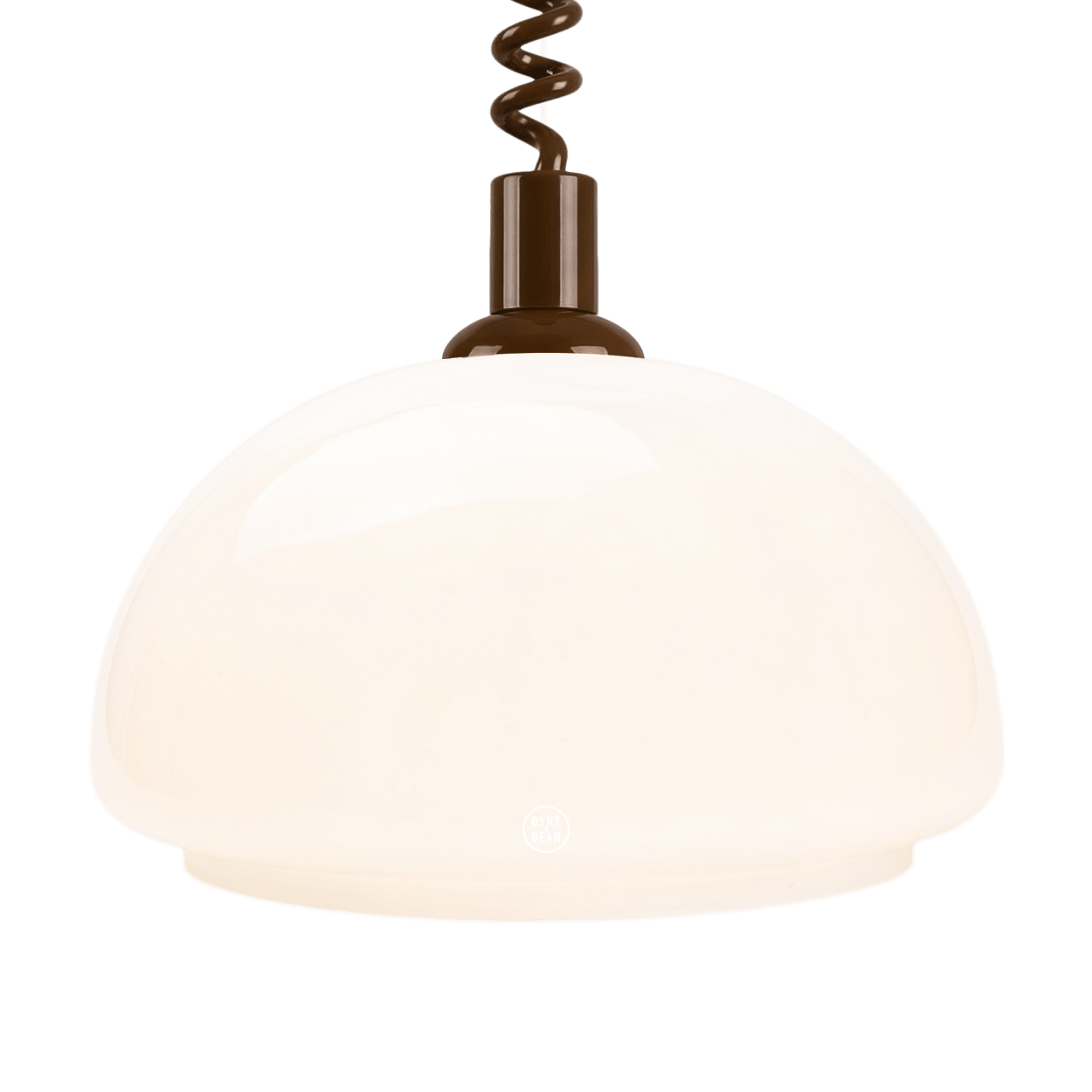 DOME OPALINE RETRACTABLE CORD LIGHT SMALL - DYKE & DEAN