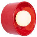 DONUT CERAMIC SCONCE LIGHT RED - DYKE & DEAN