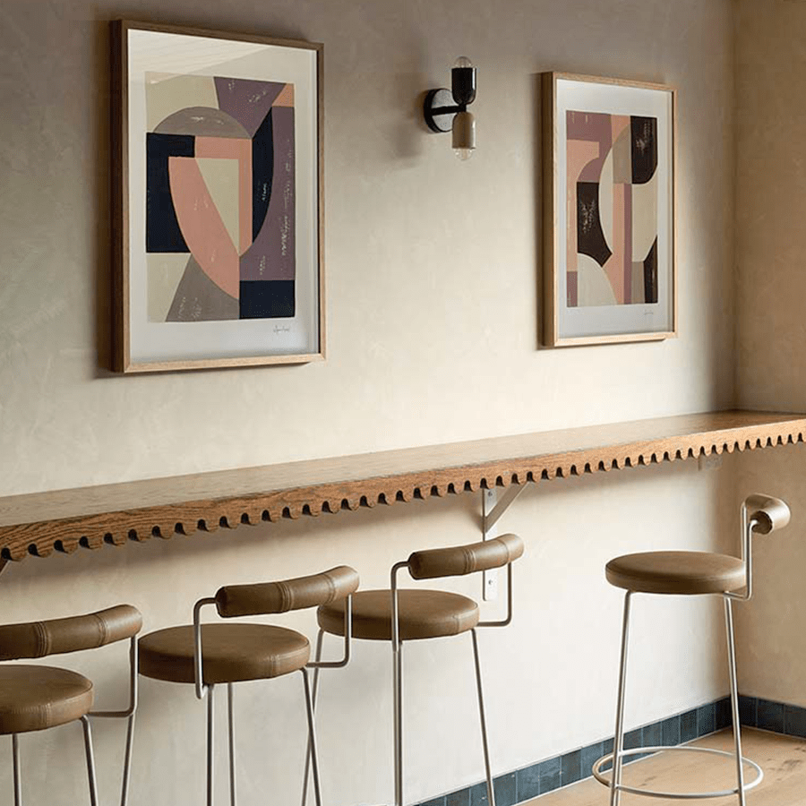 DOUBLE SCONCE CORAL CREAM - DYKE & DEAN