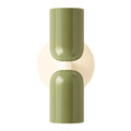 DOUBLE SCONCE CREAM GREEN - DYKE & DEAN