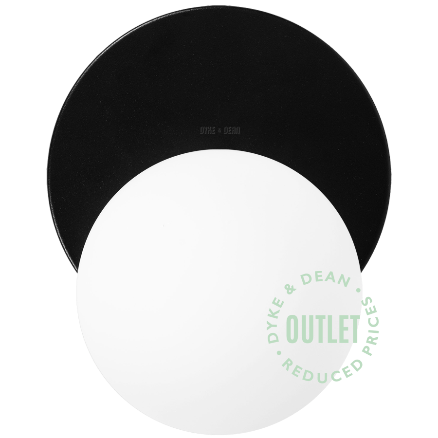 DROP GLOBE WALL LIGHT OUTLET - DYKE & DEAN