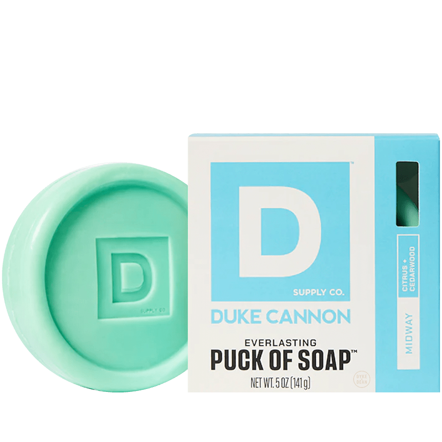 DUKE CANNON PUCK OF SOAP MIDWAY - DYKE & DEAN