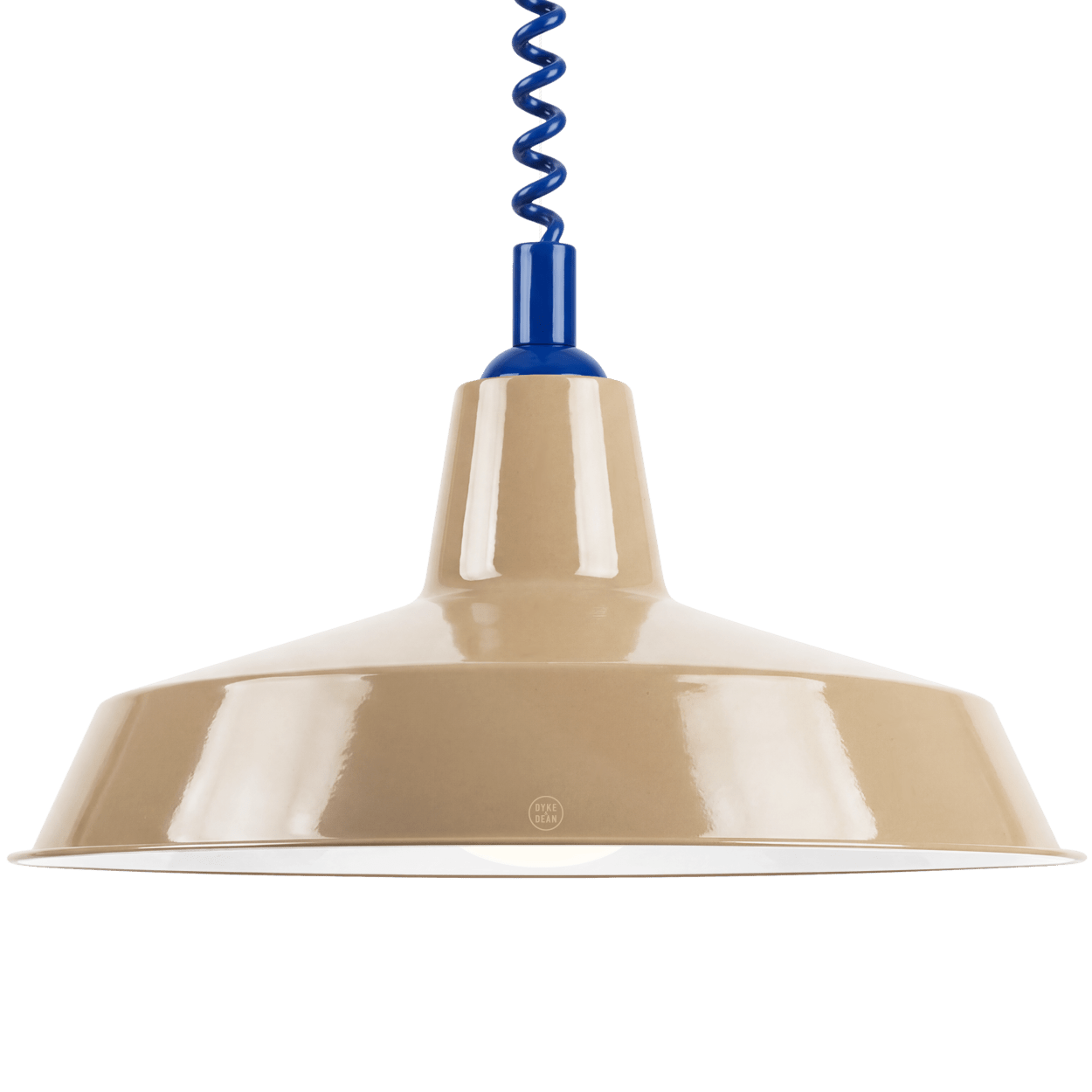 DYKE & DEAN PENDANT LAMPSHADE NUDE WITH RETRACTABLE SPRING - DYKE & DEAN