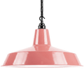 DYKE & DEAN PENDANT LAMPSHADE PINK WITH HOOK & CHAIN SET - DYKE & DEAN