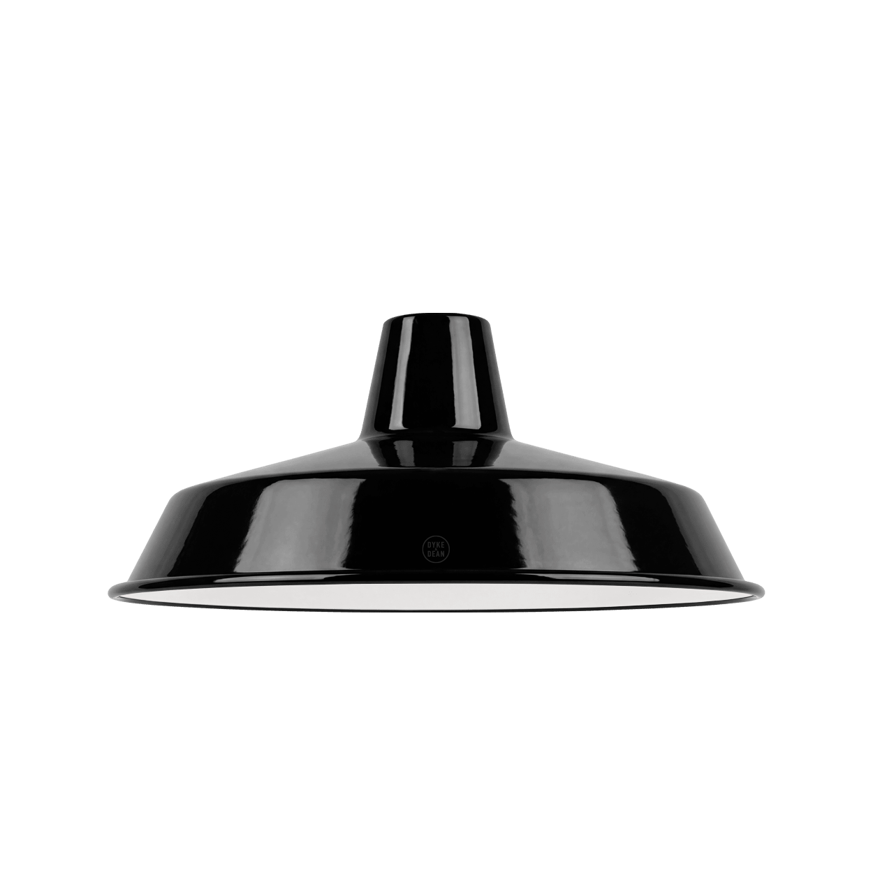 DYKE & DEAN SMALL PENDANT LAMPSHADE BLACK - DYKE & DEAN