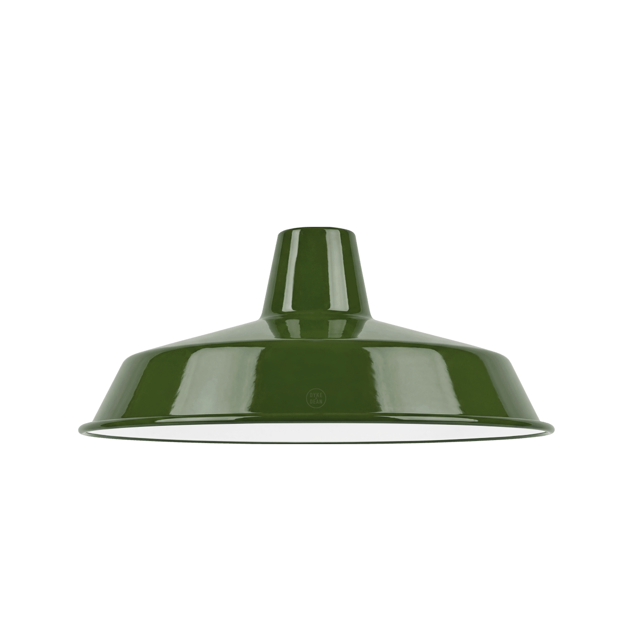 DYKE & DEAN SMALL PENDANT LAMPSHADE MOSS GREEN - DYKE & DEAN