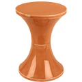 DYKE & DEAN TAM TAM STOOL ENAMEL METAL TERRACOTTA - DYKE & DEAN
