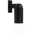 E14 BLACK RIGHT ARM WALL LAMPS - DYKE & DEAN