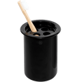 ENAMEL TOOTH BRUSH HOLDER BLACK - DYKE & DEAN