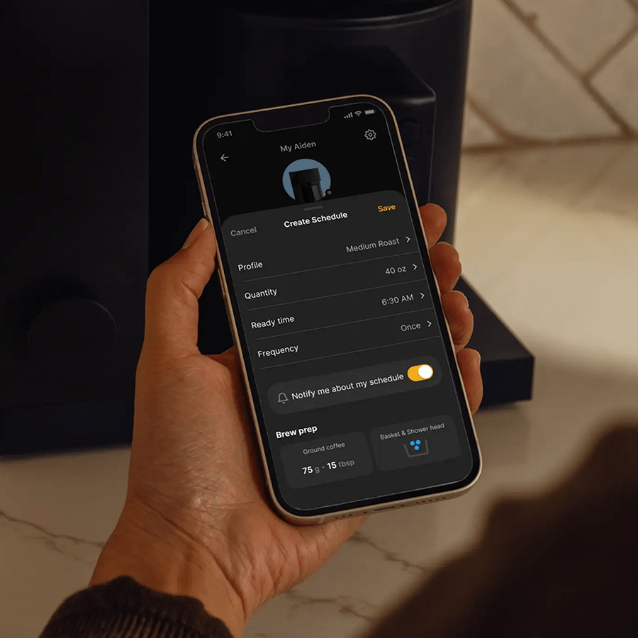 FELLOW BLACK AIDEN PRECISION COFFEE MAKER - DYKE & DEAN