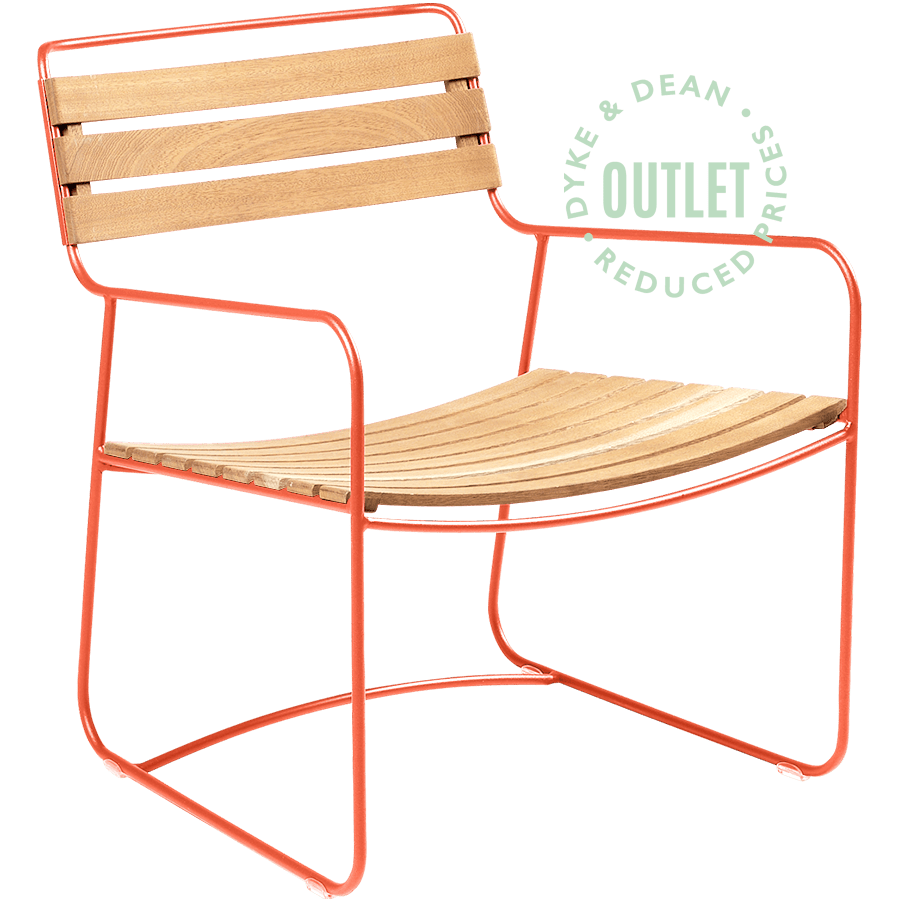 FERMOB FAUTEUIL LOUNGE CHAIR CORAL OUTLET - DYKE & DEAN